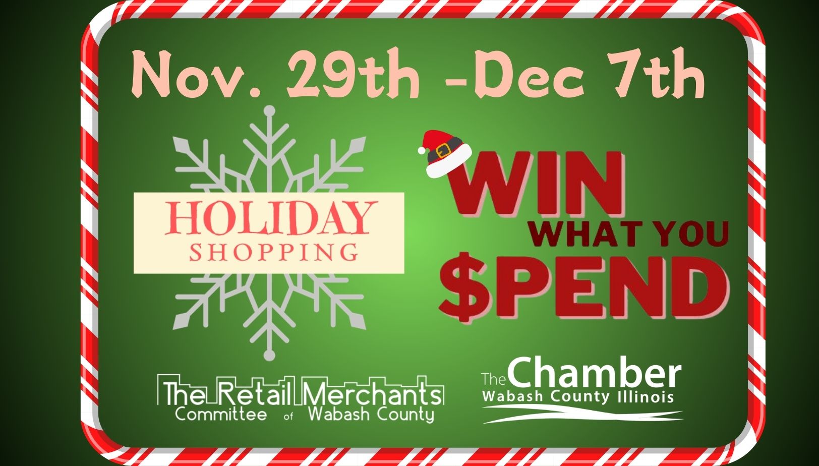 WIN WHAT YOU SPEND Holiday Shopping!